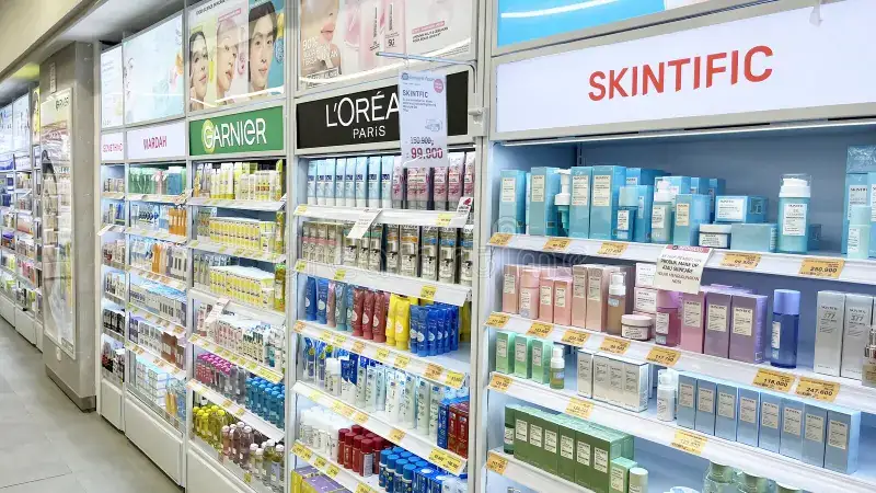 Skin Care and Beauty Products​​ in mall