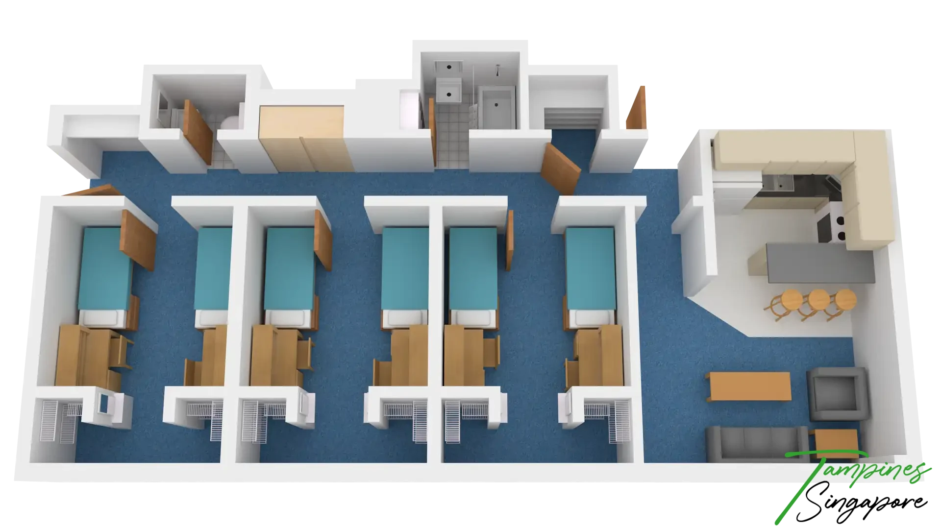 dormitory floor plan​