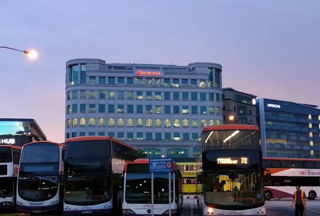 the main banking hub