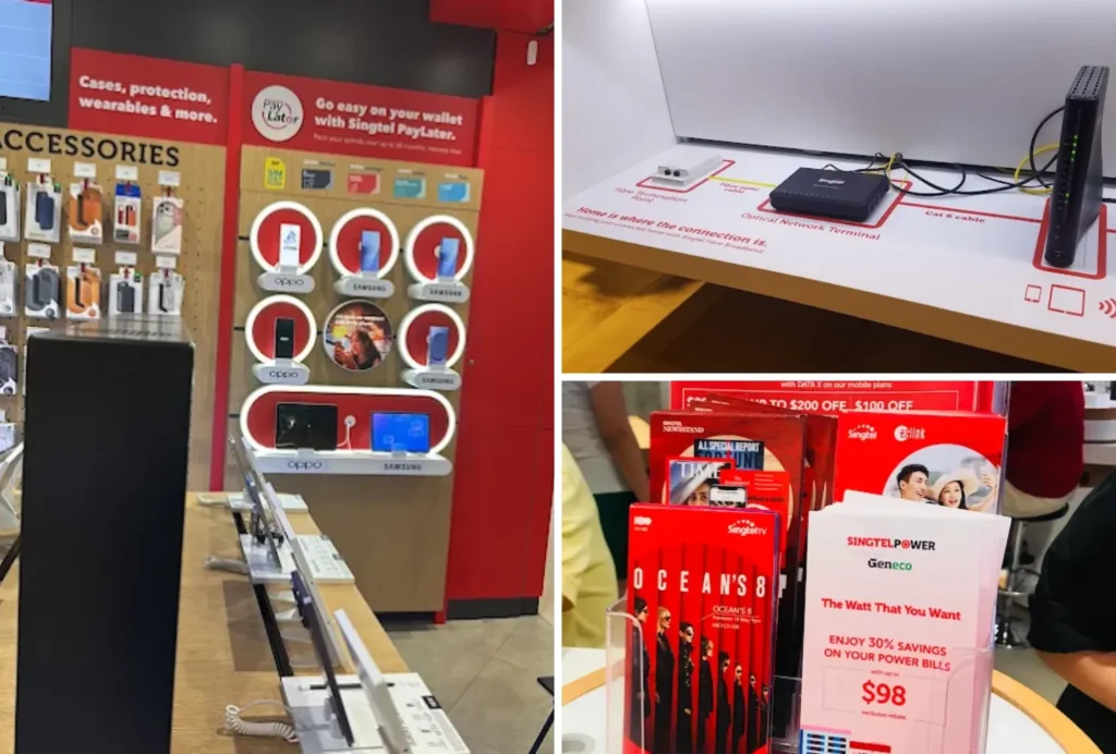 devices and accessories available at singtel tampines