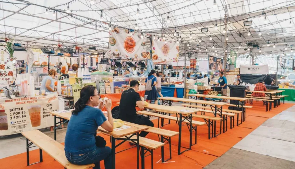 why tampines is a popular location for pasar malam