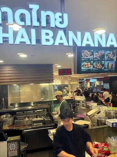 Talad Thai Banana fried banana kiosk at Tampines Mall
